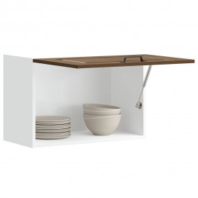 Kitchen Wall Cabinet Brown Oak Engineered Wood Medium