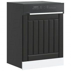 Dishwasher Panel Black Engineered wood Medium Durable