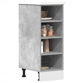 Bottom Cabinet Concrete Grey Engineered Wood Standard