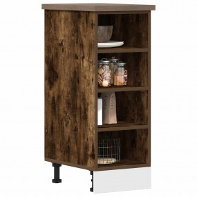 Bottom Cabinet Smoked Oak Engineered Wood Standard Bott...