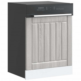 Dishwasher Panel Grey sonoma Engineered wood Standard D...