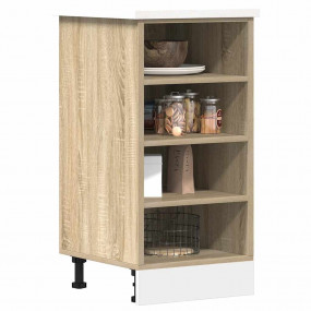 Bottom Cabinet Sonoma oak Engineered wood Medium Adjust...
