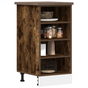 Bottom Cabinet Smoked oak Engineered wood Medium Adjust...