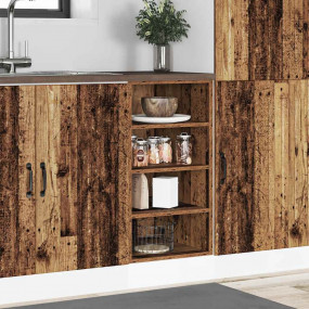 Bottom Cabinet Old wood Engineered wood Medium Adjustab...