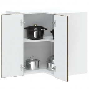 Kitchen Wall Corner Cabinet Brown oak Engineered wood M...