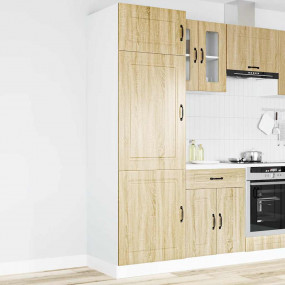 Kitchen Cupboard Sonoma oak Engineered wood Large Adjus...