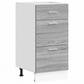 Bottom Cabinet Grey Sonoma Engineered Wood 15.7x18.1x32...