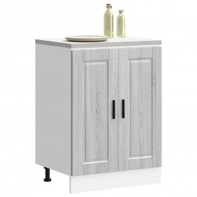 Kitchen Base Cabinet Grey sonoma Engineered wood Medium