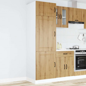 Kitchen Cupboard Artisan Oak Engineered Wood Tall