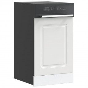 Dishwasher Panel White Engineered wood 17.7 in  0.6 in ...