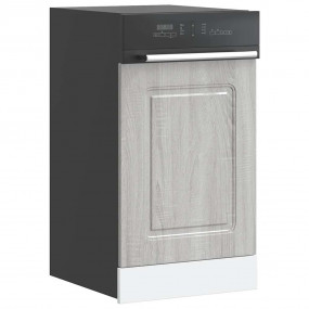 Dishwasher Panel Gray Sonoma Engineered wood 17.7 x 0.6...