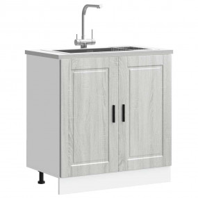 Sink Base Cabinet Grey Sonoma Engineered wood 31.5 x 18...
