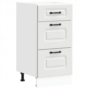 Kitchen Base Cabinet White Engineered wood Compact