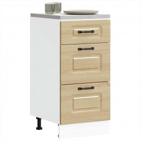 Kitchen Base Cabinet Sonoma Oak Engineered Wood Medium
