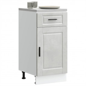 Kitchen Base Cabinet Concrete grey Engineered wood