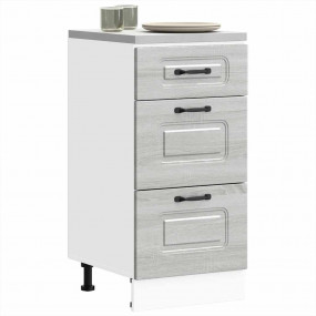 Kitchen Base Cabinet Grey Sonoma Engineered Wood Standa...