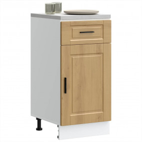 Kitchen Base Cabinet Artisan Oak Engineered wood Standa...