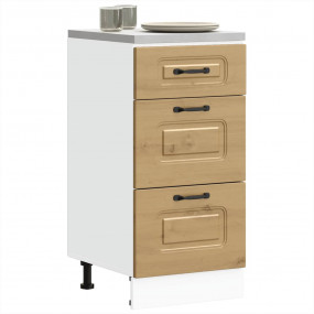Kitchen Base Cabinet Artisan Oak Engineered Wood Standa...