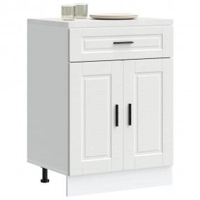 Kitchen Base Cabinet White Engineered wood Standard