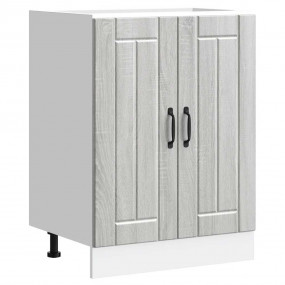 Sink Base Cabinet Gray Sonoma Engineered wood Medium
