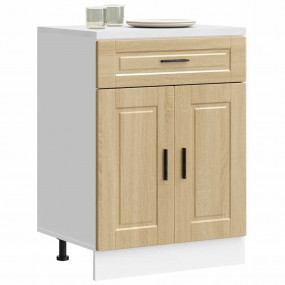 Kitchen Base Cabinet Sonoma oak Engineered wood Standar...
