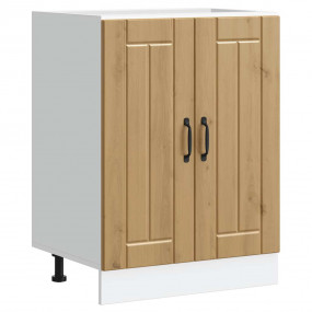 Sink Base Cabinet Artisan Oak Engineered Wood Medium