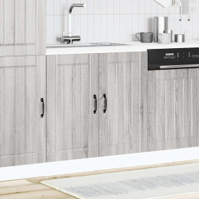 Sink Base Cabinet Gray sonoma Engineered wood Large
