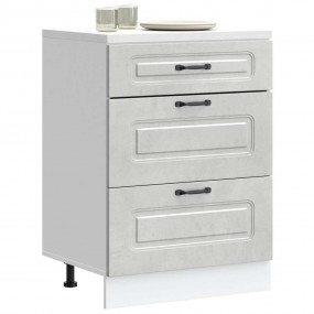 Kitchen Base Cabinet Concrete grey Engineered wood