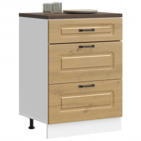 Kitchen Base Cabinet Artisan oak Engineered wood Standa...