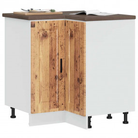 Kitchen Corner Base Cabinet Old wood Engineered wood La...