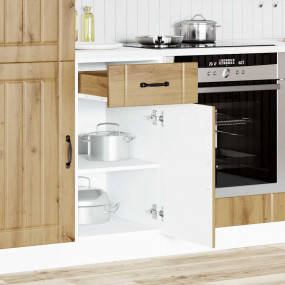 Kitchen Base Cabinet Artisan Oak Engineered Wood Compac...