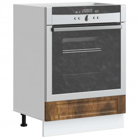 Oven Cabinet Smoked oak Engineered wood Compact Adjusta...
