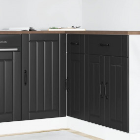 Sink Base Cabinet Black Engineered wood Medium Sink Bas...