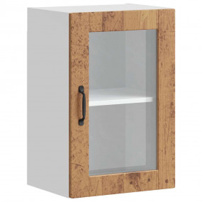 Kitchen Wall Cabinet Old Wood Engineered wood, glass Me...