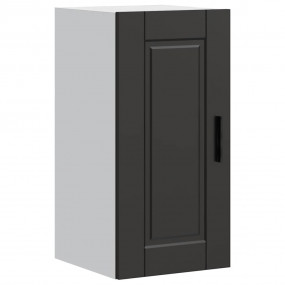 Kitchen Wall Cabinet Black Engineered wood Medium