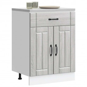 Kitchen Base Cabinet Gray sonoma Engineered wood