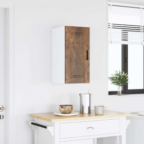 Kitchen Wall Cabinet Smoked Oak Engineered Wood Standar...