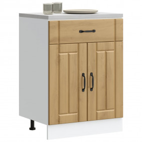 Kitchen Base Cabinet Artisan oak Engineered wood Standa...