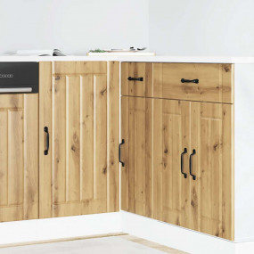 Sink Base Cabinet Artisan oak Engineered wood Medium