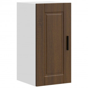 Kitchen Wall Cabinet Brown Oak Engineered Wood Large