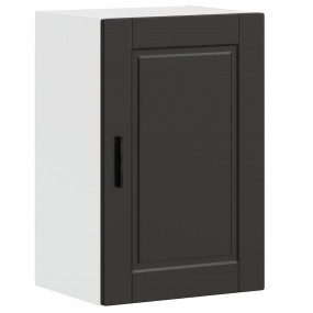 Kitchen Wall Cabinet Black Engineered wood 15.7 x 12.2 ...