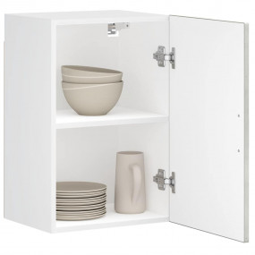 Kitchen Wall Cabinet Concrete gray Engineered wood Stan...