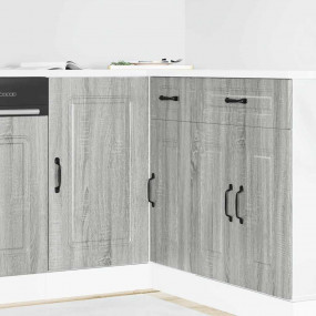 Kitchen Base Cabinet Grey Sonoma Engineered Wood Standa...