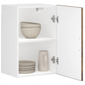 Kitchen Wall Cabinet Smoked Oak Engineered Wood Medium