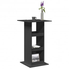Bar Table Black Engineered wood 23.6x23.6x40.2 in Bar T...