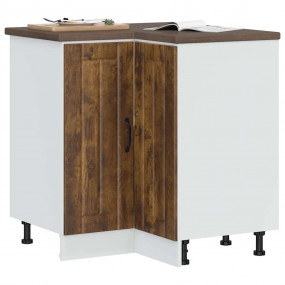 Kitchen Corner Base Cabinet Smoked oak Engineered wood ...