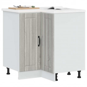 Kitchen Corner Base Cabinet Grey Sonoma Engineered wood...