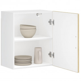 Kitchen Wall Cabinet Set of 2 Sonoma oak Engineered woo...