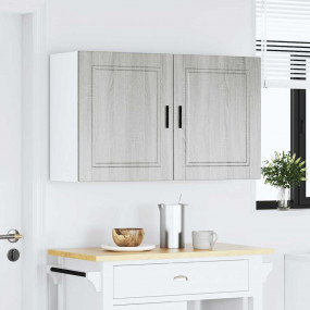 Kitchen Wall Cabinet Set of 2 Gray Sonoma Engineered wo...
