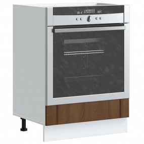 Oven Cabinet Brown oak Engineered wood Compact and spac...